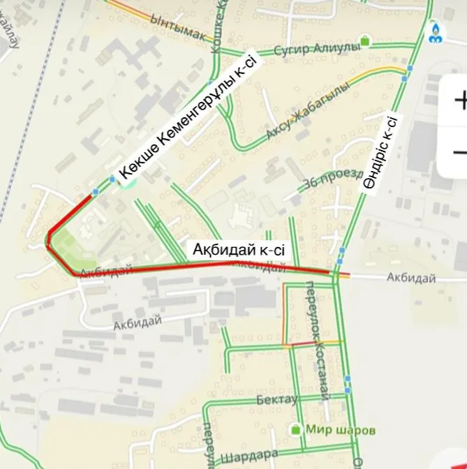 В Астане до 29 августа перекрыли движение по улице Акбидай В Астане до 29 августа перекрыли движение по улице Акбидай фото на taspanews.kz от 22 августа 2025 09:55