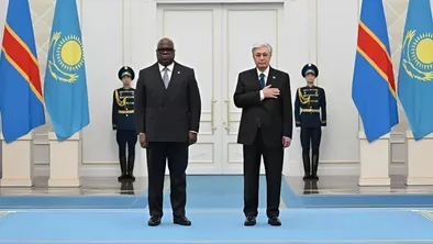 В Астану прибыл президент Конго