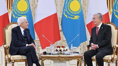 Глава Государства и президент Италии провели переговоры