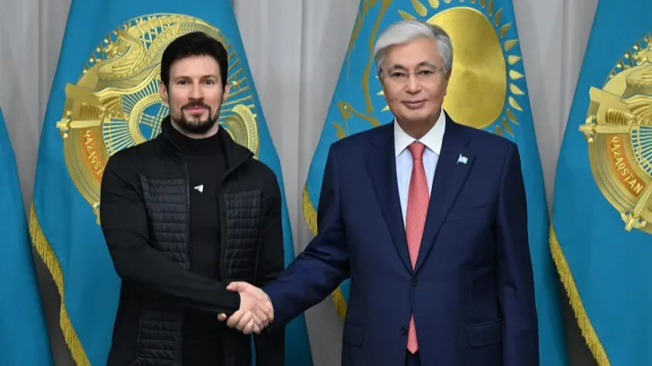 Токаев побеседовал с Павлом Дуровым Токаев побеседовал с Павлом Дуровым фото на taspanews.kz от 02 октября 2025 15:37