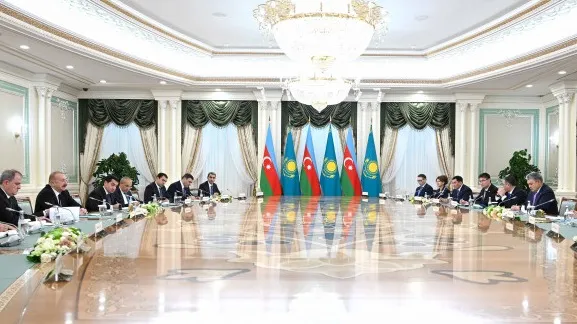 Прошло второе заседание Высшего межгосударственного совета Казахстана и Азербайджана Прошло второе заседание Высшего межгосударственного совета Казахстана и Азербайджана фото на taspanews.kz от 21 октября 2025 14:24