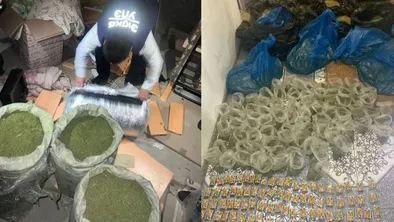 В Актау в подвале нашли 200 кг марихуаны