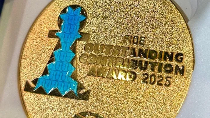 Казахстанская федерация шахмат получила награду FIDE: признание мирового уровня фото на taspanews.kz от 30 октября 2025 09:49