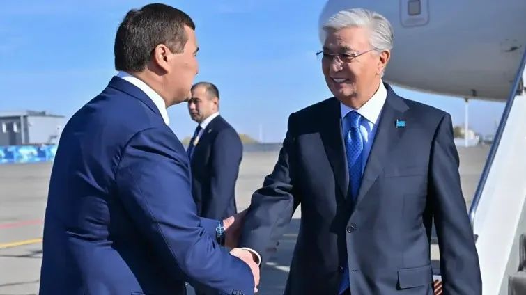 Токаев прибыл в Кызылординскую область Токаев прибыл в Кызылординскую область фото на taspanews.kz от 30 октября 2025 12:13