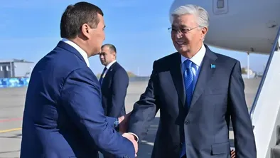 Токаев прибыл в Кызылординскую область Токаев прибыл в Кызылординскую область