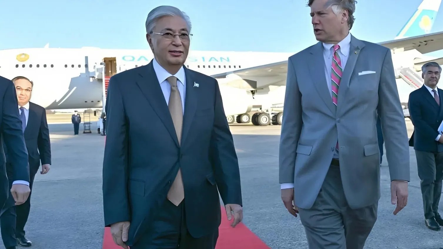 Токаев прилетел в Вашингтон фото на taspanews.kz от 06 ноября 2025 08:13