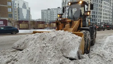 Более 3 тыс. кубометров снега выпало в Астане за три дня