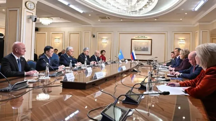 Токаев переговорил с председателем Совета Федерации РФ фото на taspanews.kz от 12 ноября 2025 15:15