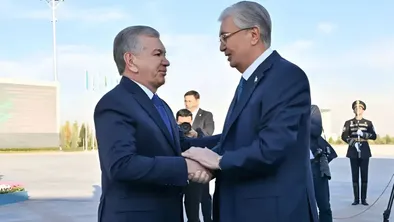 Токаева встретили в Ташкенте