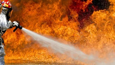 В Алматы горит высотный дом в ЖК "Шахристан"