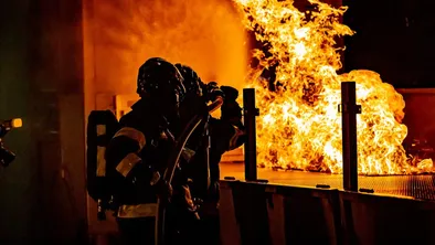 Пожар произошел в Алматы на ул. Сейфуллина