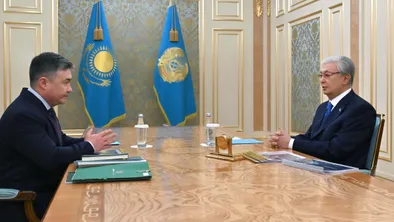 Глава Нацбанка отчитался перед Токаевым