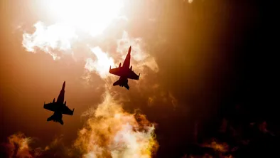 В России упал крупный военный самолет