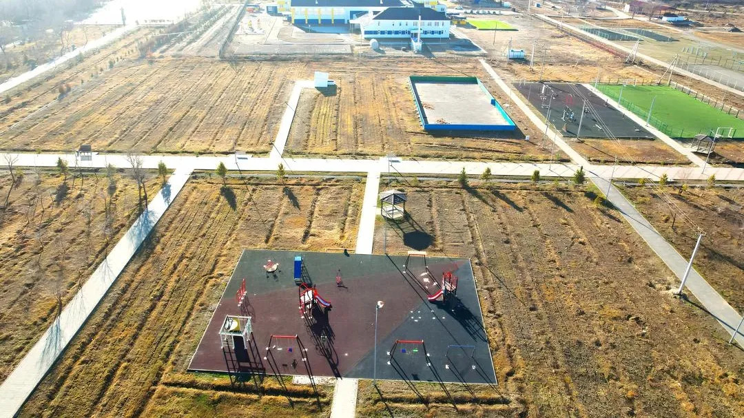 Село Жансугуров в области Жетісу фото на taspanews.kz от 11 декабря 2025 11:16