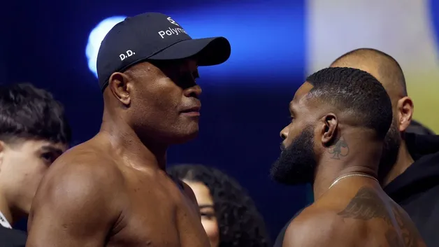 Anderson Silva and Tyron Woodley