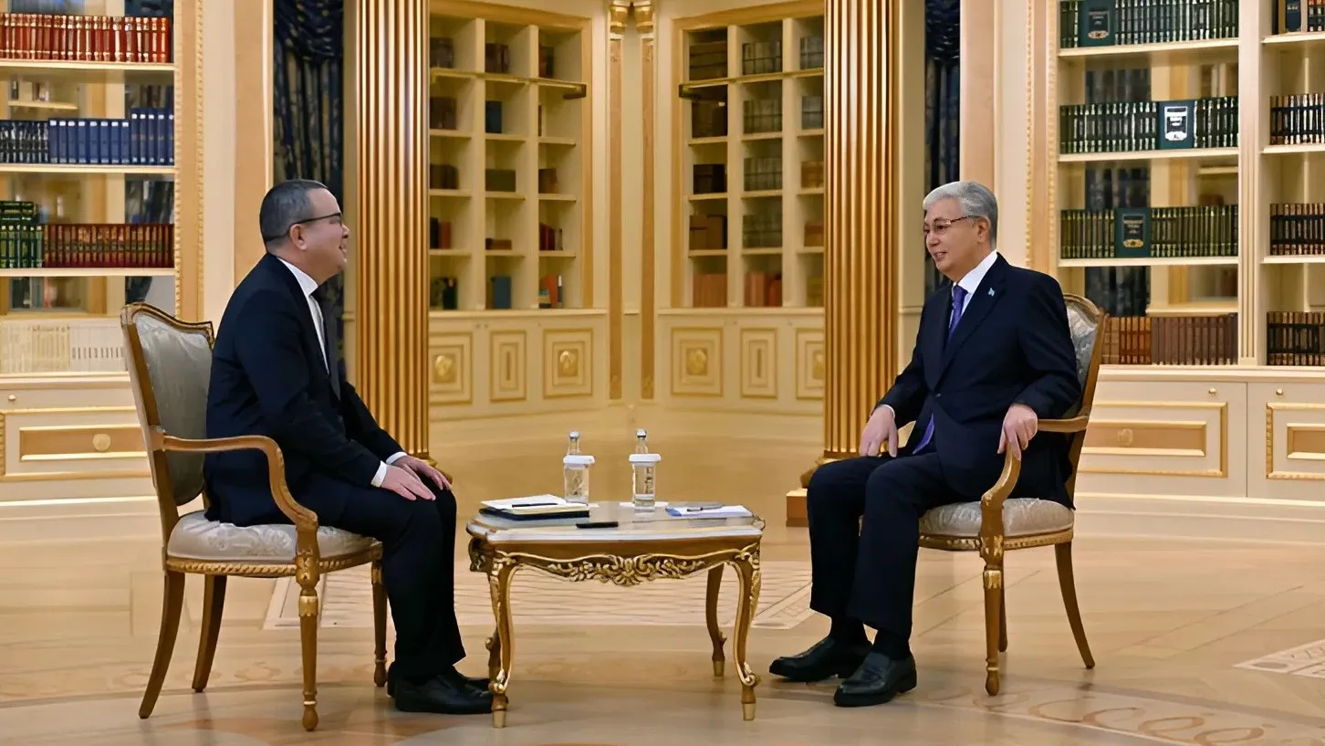 В газете Turkistan вышло большое интервью с Токаевым фото на taspanews.kz от 05 января 2026 09:34