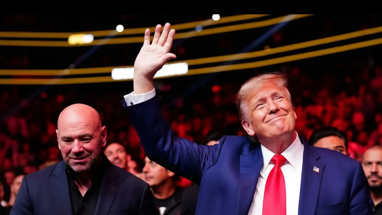Трамп и Дана Уайт фото на taspanews.kz от 04 июля 2025 08:58