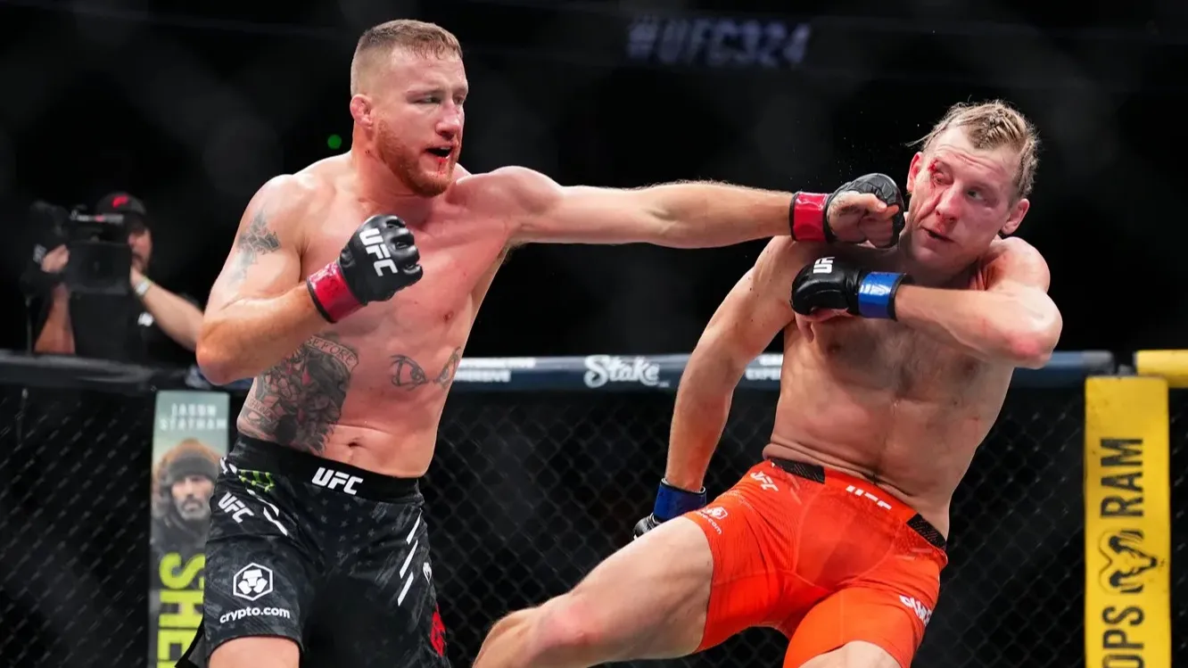 UFC 324 прошел без сенсации в мейн-ивенте, но с ярким экшеном фото на taspanews.kz от 26 января 2026 15:15