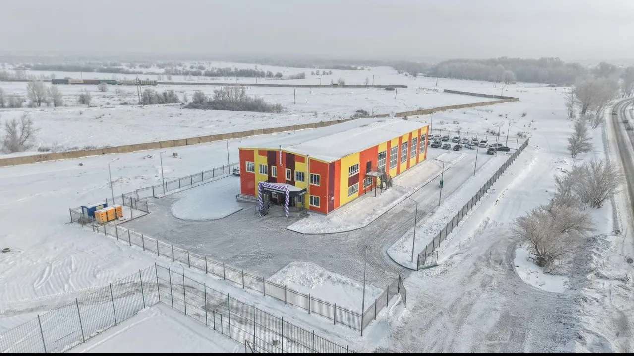Новый спорткомплекс в поселке Водный области Абай фото на taspanews.kz от 05 февраля 2026 12:37