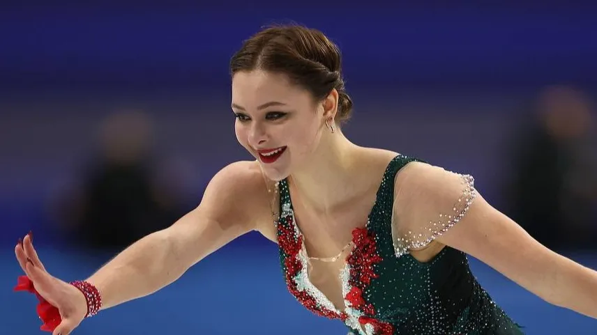 Где смотреть выступление Софьи Самоделкиной в произвольной программе Олимпиады фото на taspanews.kz от 19 февраля 2026 12:37