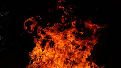 В Актобе горела газозаправочная станция