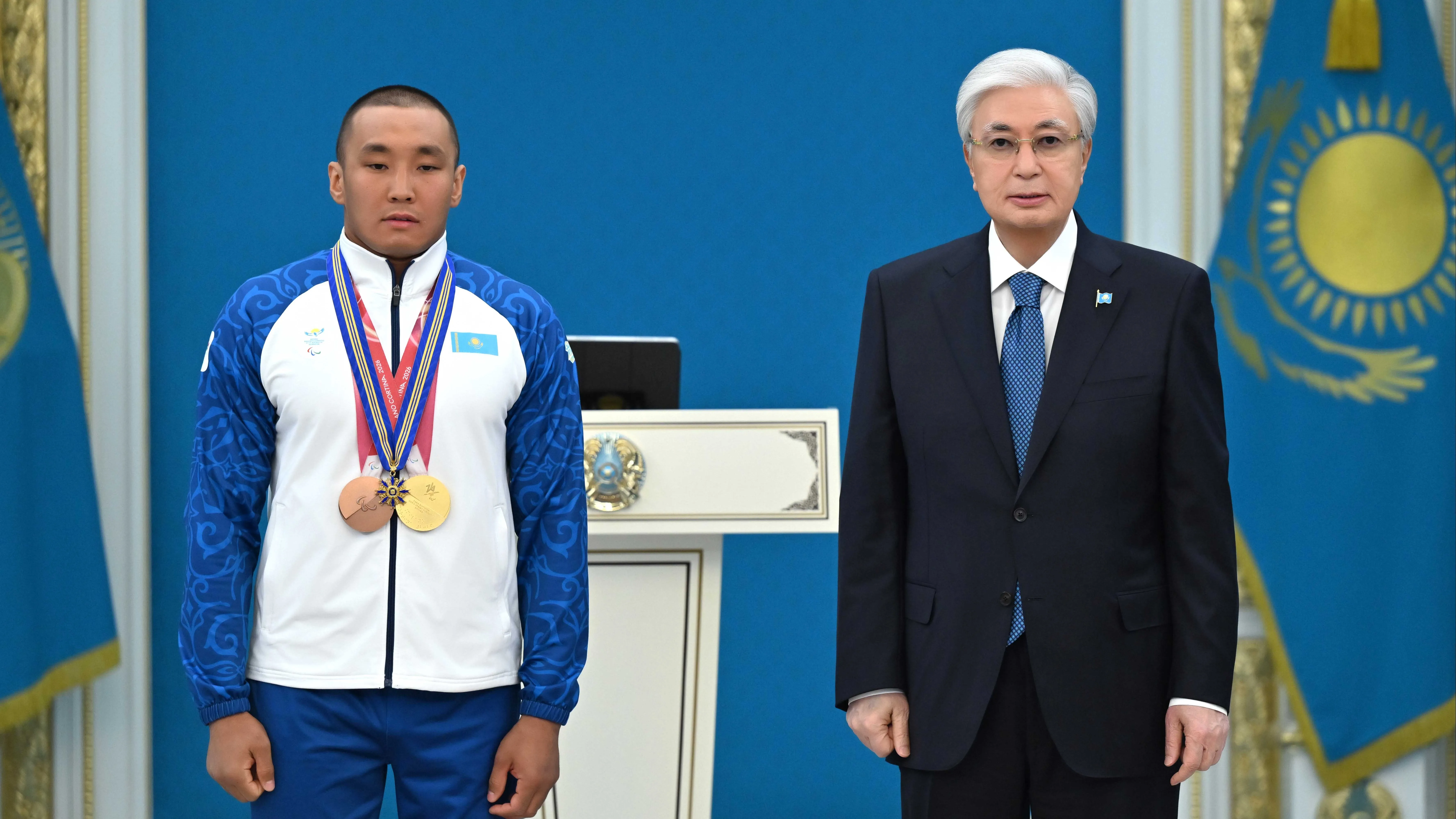 Токаев наградил чемпиона зимней Паралимпиады фото на taspanews.kz от 26 марта 2026 13:34