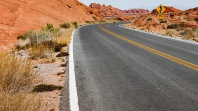 Участок обвалился на трассе в Алматинской области