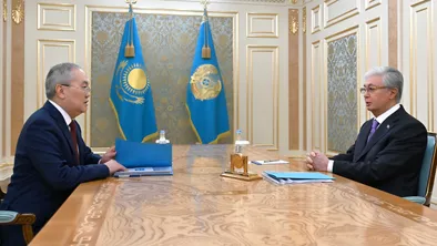 О дропперах и хищениях доложил Токаеву глава АФМ