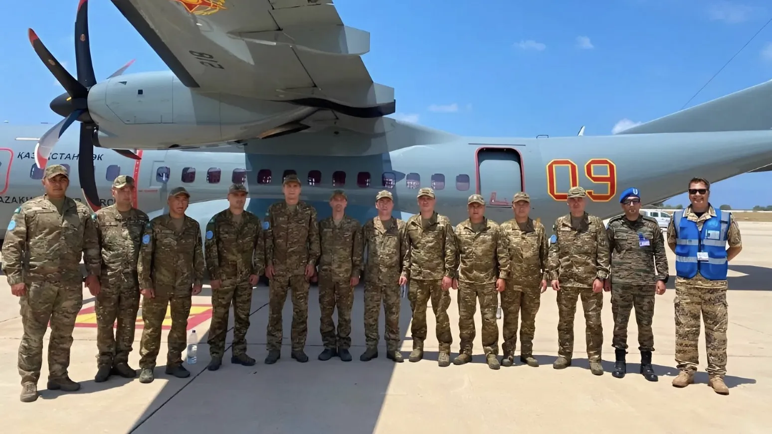 11 казахстанских миротворцев прибыли с миссией ООН в Ливан фото на taspanews.kz от 15 июля 2026 13:46