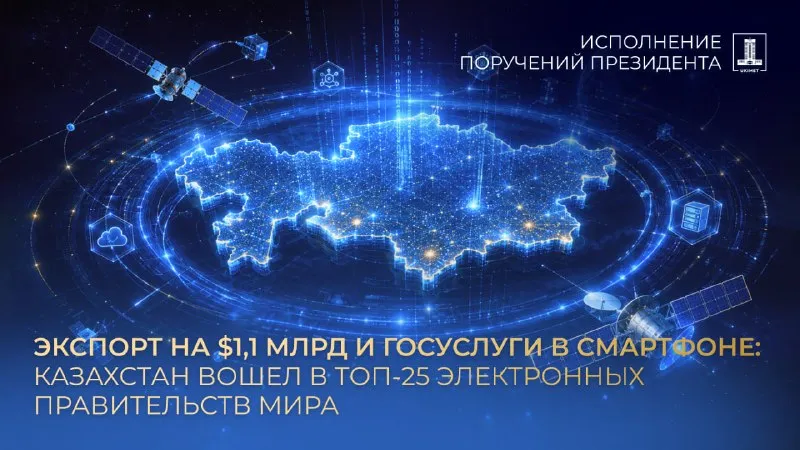 Казахстан вошёл в топ-25 электронных правительств мира фото на taspanews.kz от 22 июля 2026 12:33