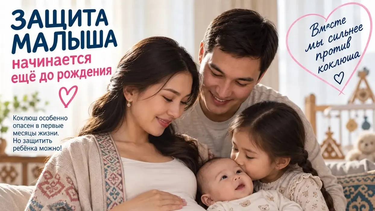 Вакцинация при беременности и с двух месяцев защищает младенцев от коклюша