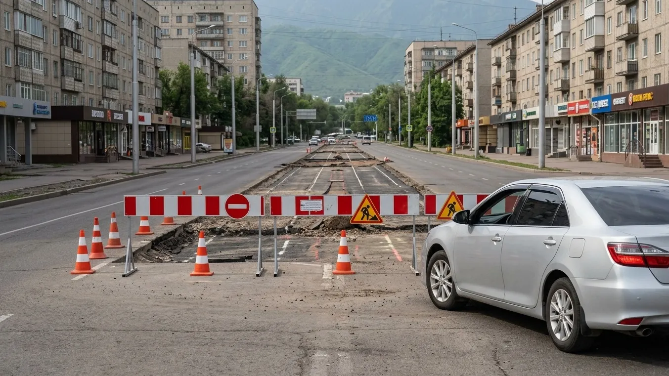 Перекрытия из-за ЛРТ ждут водителей Алматы 2–4 октября