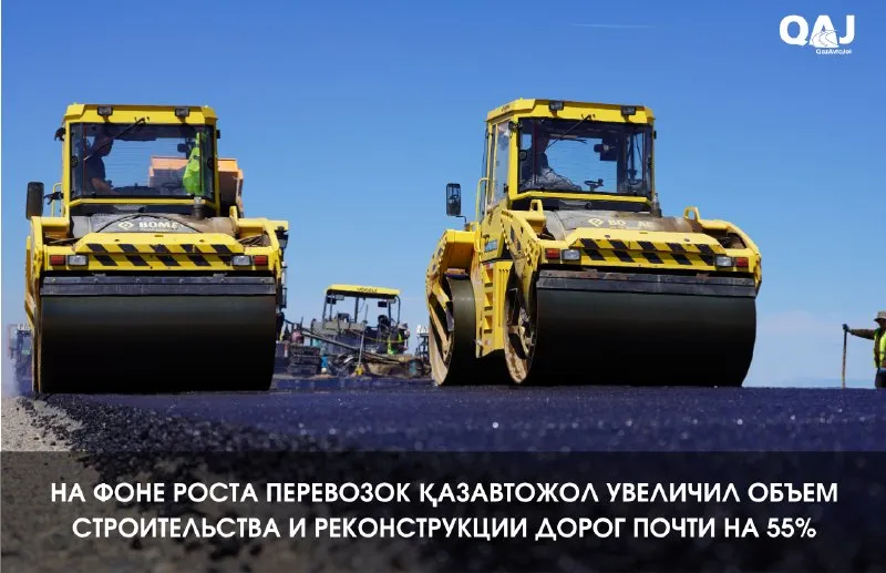 В Казахстане увеличили объём дорожного строительства до 3,4 тыс. км